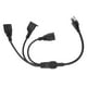 thumbnail image 5 of Cable Divisor De Potencia De 1 A 3 Salidas, Cable Divisor De Potencia De 3 Retardante De Llama Impermeable Compacto 16AWG Para Monitores Para Licuadoras, 5 of 7