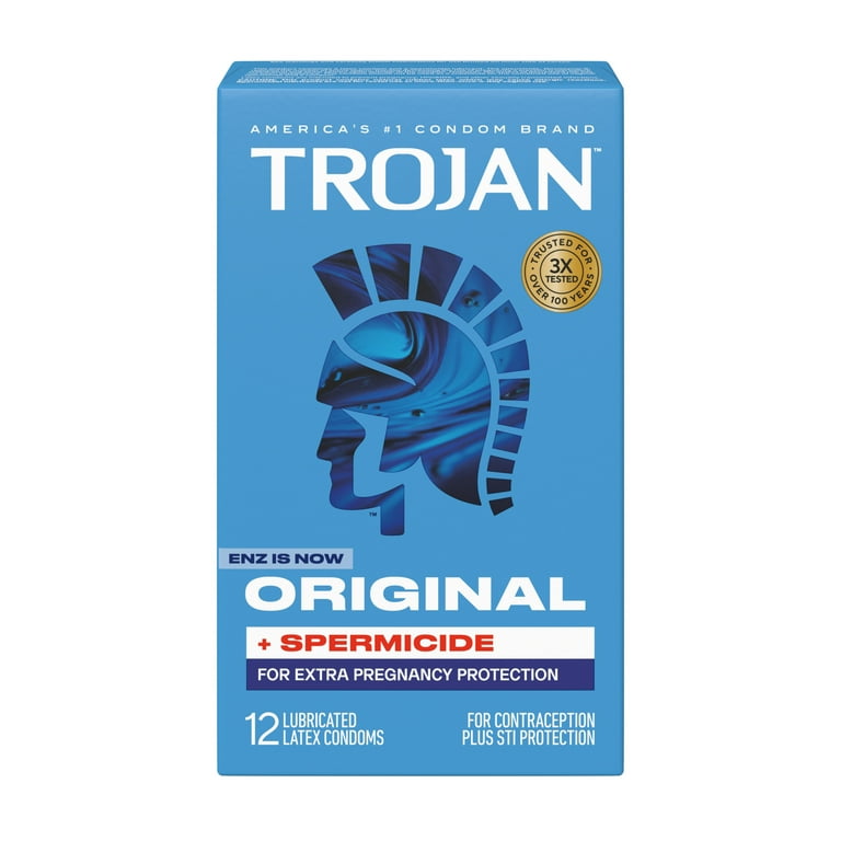 do lubricated condoms work Trojan Original Plus Spermicide Latex Lubricated Condoms for Men, 12 Count  HSA/FSA Eligible