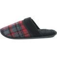 thumbnail image 2 of Static Footwear Mens Plaid Flannel Slippers, 2 of 7