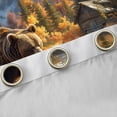 thumbnail image 4 of Homewish Wild Animal Bear Curtains Pack of 2 (42x84 Each),Rustic Mallard Duck Curtains Blackout,Country Farmhouse Lodge Bedroom Curtains For Adults,Breathable Home Decor, 4 of 6
