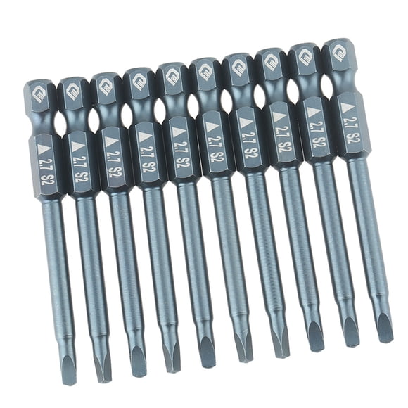S2 Alloy Steel Triangle Screwdriver Bit Set, High , Magnetic Head, Wide Application Range, for Most Electric Screwdrivers
