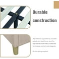 thumbnail image 5 of AGARTT Upholstered Platform Bed Frame Twin Size with Headboard and Footboard/Wooden Slats Support/No Box Spring Needed/Easy Assembly,Beige Linen, 5 of 12