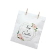 thumbnail image 2 of Bolsa de recuerdo de boda personalizada, nombre personalizado con fecha de bolsas de dulces de agradecimiento, bolsa de recuerdo de papel blanco/Kraft para fiesta nupcial, 2 of 4