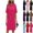 Red, variant on QSAWXQZ Women Plus T Shirt Dress Pockets Short Sleeve Crew Neck Loose Mini Dress for Summer 4XL