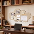thumbnail image 5 of Cloud Shaped Bulletin Board Adhesive Pin Board Wall Mount Display Board, Cute Cloud-Shaped Thick Board for Photos Notes and Reminders, No-Drill Wall Decor for Kid Room Study and Office Display, 5 of 6