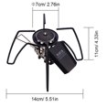 thumbnail image 2 of Estufa de araña plegable, quemadores antideslizantes para acampar, para cocinar al aire libre y senderismo, 2 of 9