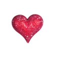 thumbnail image 1 of Interior Illusion Plus ii000109 7 in. Wide Rhinestone Love Heart, Red, 1 of 1