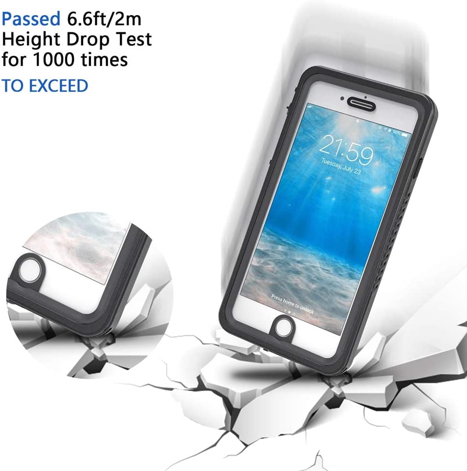 iphone 8 plus case waterproof shockproof
