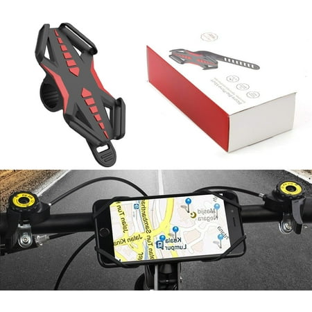 - Bike Phone Mount, Jelly Comb Universal Anti-Slip Adjustable Bicycle Motorcycle Cell Phone Holder For iPhone 7 6 6(+) 6s 6s Plus, Samsung Galaxy S8 S7 S6, Nexus, HTC, LG and More