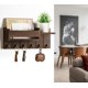 thumbnail image 2 of Soporte de pared para llaves de RelaxScene con 6 ganchos y estante, 2 of 6