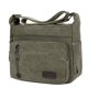 thumbnail image 4 of Bolso bandolera de lona verde TINKSKY para hombre, tipo cartera, tipo sobre, para viaje., 4 of 6