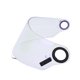 thumbnail image 2 of Visera para casco de motocicleta, lente facial ajustable a prueba de rayos UV para casco de motocicleta FF358 FF396, rojo transparente, 2 of 10