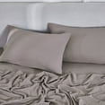 thumbnail image 5 of HIG 4 PCS Ultra Soft Pre-washed Microfiber Solid Sheet Set, Mocha, Full, 5 of 8