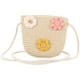 thumbnail image 3 of Bolsos de paja para niñas, bolso bandolera de paja, lindo bolso de hombro de paja, bolso tejido para niñas, 3 of 8