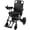 Electric Wheelchairs, variant on Mobility walker Foldable Rollator Walker with 6 levels of Adjustable Seat 8 Wheels Compact Folding Design Lightweight Mobility Walking Aid suitable for people of different heights