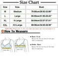 thumbnail image 3 of asdoklhq Sports Bras for Women Plus Size,Women Lady Gathered Bra Plus Size Sports Bra Underwear Yoga Hollow Out Bra Cup, 3 of 9