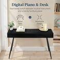 thumbnail image 6 of Best Choice Product Modern 88 Key Fully Weighted Desk Style Digital Piano w/ Metal Legs, 3 Sustain Pedal - Black, 6 of 10