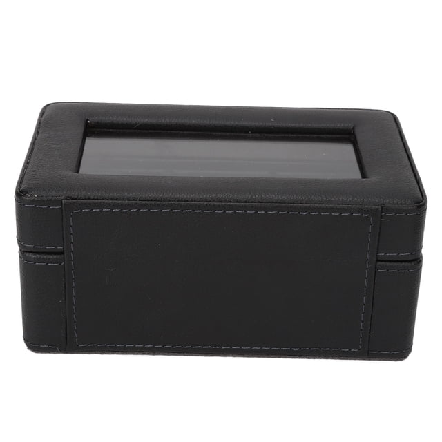Mira la Caja de Joyas, La Caja de Almacenamiento de Reloj Pu Cuero Portátil para exposición para el relaj