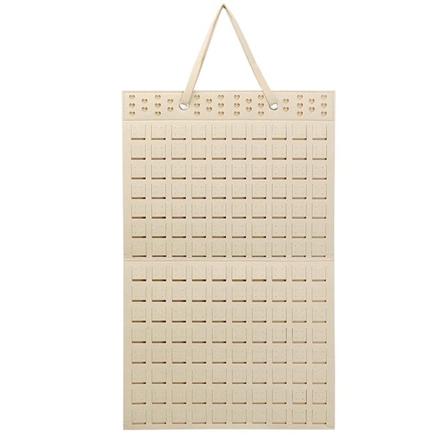 Bolsa para colgar pendientes de fieltro Laklulu, bolsa para colgar joyas montada en la pared