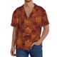 thumbnail image 1 of Fotbe fall Maple Camisa Estampada de Manga Corta para Hombre, Casual de Verano, Estilo Playero, Sin Arrugas-4X-Large, 1 of 5
