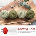 thumbnail image 3 of Pawsdot Wooden French Knitter DIY Tool Red 1Pcs for Beginners Knitting at Home Decoration, 3 of 8