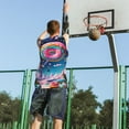 thumbnail image 5 of Sikiie Colorful Donut Basketball Jersey Reversible Men's Mesh Athletic Sports Shirts Training Practice S-4XLSmall, 5 of 6