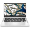 thumbnail image 1 of HP Chromebook 14 Pouces HD Pentium N200 4 Go RAM 128 Go SSD Intel UHD Graphics Chrome OS Argent Reconditionné Bon État, 1 of 4