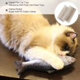 thumbnail image 2 of Paquete de juguetes para peces con hierba gatera, juguetes interactivos de felpa suave para masticar para gatos, juguetes de peces simulados para gatos de interior, gatitos y cachorros, jugu, 2 of 5