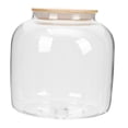 thumbnail image 4 of Tineasur Glass Canister Bamboo Lid Airtight Clear Multi-Functional Home Storage, 4 of 8