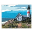 thumbnail image 3 of (4 pack) Royal & Langnickel Paint By Number Kit Artist Canvas Series 11"X14"-The Lighthouse, 3 of 3