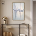 thumbnail image 2 of Art Remedy Modern Coastal Print Canvas, 24" x 36", Gold Frame, Gentle Regatta, 2 of 7