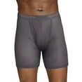Fruit of the Loom Men's EverLight Black and Gray Boxer Briefs, 3 Pack