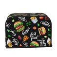 thumbnail image 3 of Funda para tostadora LUVOADALA Funny Hamburger Fast Food, 2 rebanadas, 3 of 7