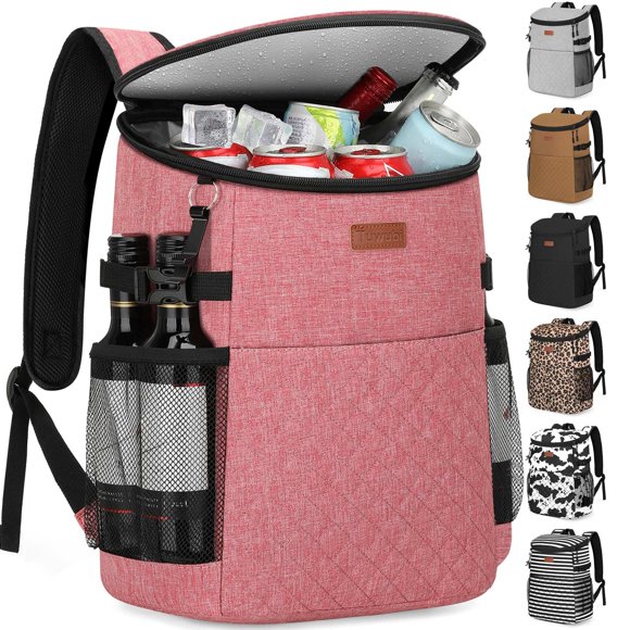 Mochila Nevera Tuwubi para 30/45 Latas Aislada Impermeable Roja