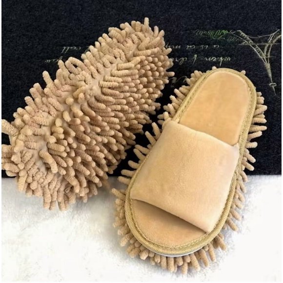 1 par de pantuflas desmontables seleccionadas al azar for trapear pisos (talla única), artículos de limpieza, herramientas de limpieza, artículos de tocador for baño.