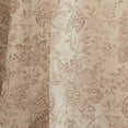 thumbnail image 5 of Elrene Westport Floral Tie-Top Sheer Window Curtain Flax 52"x84" 84 Inches, 5 of 5