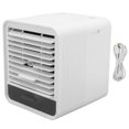 thumbnail image 1 of Enfriador de aire evaporativo con lámpara nocturna, humidificador de aire acondicionado de escritorio multifunción para oficina en casa, 1 of 5
