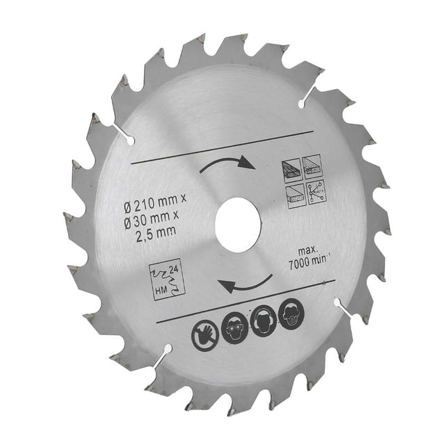 Circular Saw Blade Woodworking Saw Blade Power Tool Parts Accessories Circular Saw Blade Carbide For Woodworking Miter Table Saws Wood Plastic Cutting 8-1/4in