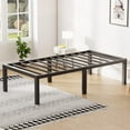 thumbnail image 1 of Bed Frame Metal Platform Bed Frame 18 Inch High Mattress Foundation No Box Spring Needed Heavy Duty Steel Slat Noise-Free Easy Assembly Under-Bed Storage,Twin, 1 of 7