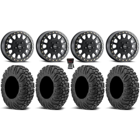 Method 401 Beadlock 15 Wheels Black 32 MotoVator Tires Polaris RZR Turbo R & Pro R Ranger 1500 Xpedition Method 401 Beadlock 15 Wheels Black 32 MotoVator Tires Polaris RZR Turbo R & Pro R Ranger 1500 Xpedition