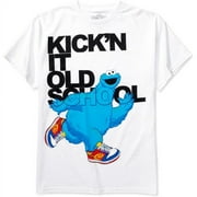Sesame Street - Men's Cookie Monster Kickin' It Old School Tee