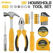 Hi-Spec Tool Kit for Household & Office 24pcs Basic Home DIY Compact Portable Toolbox Case – Mini Tool Set
