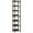 Brown, variant on Demi Bonn 7-Tier Corner Shelf, 78.7" Narrow Bookshelf Corner Bookcase for Bedroom, Living Room, White