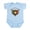 Sky Blue, variant on CafePress - Portugal Infant Bodysuit - Baby Light Bodysuit, Size Newborn - 24 Months