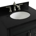 thumbnail image 6 of Bellaterra Home  31 in. Single Oval Sink Vanity with Galaxy Granite Top, Dark Gray & Black, 6 of 14