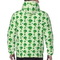 thumbnail image 7 of Lsque Broccoli 1 Pattern Casual Men's Hoodie,Hooded Sweatshirt with Kangaroo Pocket,Pullover Hoodie-3X-Large, 7 of 7