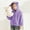 Purple, variant on Eltusu Boys Fleece Jacket, Zipper Soft Thermal Cute Outerwear with Hood Khaki Size 3-4 T