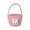 Pink, variant on Easter Basket, Easter Baskets for Kids, Baby Easter Basket with Handle, Empty Bunny Egg Basket, Easter Baskets for Boys,Girls,Toddler, Babies, Infant Easter gifts basket Personalized,9x7x6in