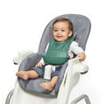 thumbnail image 2 of OXO Tot Roll-Up Bib - 2 Pack - Sage And Gray, 2 of 7