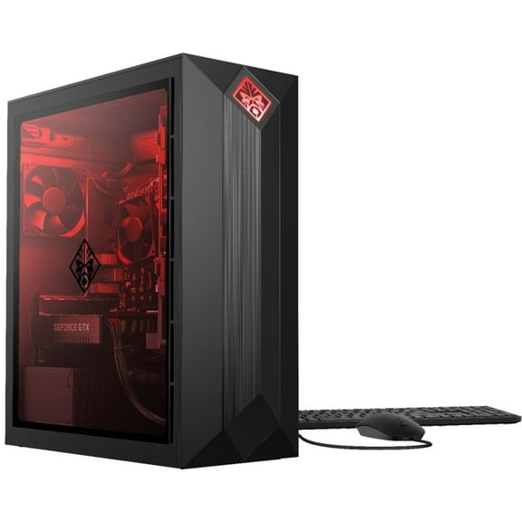 UsedHP OMEN 875 Desktop, Intel Core i7-8700 Upto 4.6GHz, 8GB RAM, 256GB NVMe SSD, NVIDIA GeForce RTX 2080, DisplayPort, Micro DisplayPort, HDMI, Wi-Fi, Bluetooth, Windows 10 Pro